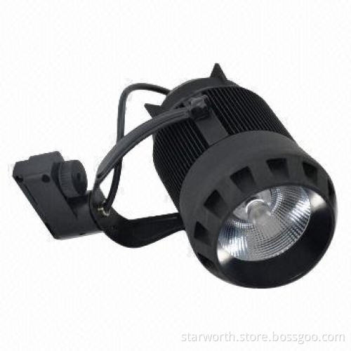 LED Track Light, 25W, 80Ra, 2,700/4,500/5,700K, 80lm/W, 25,000-hour Lifespan, CE/RoHS/CB Mark